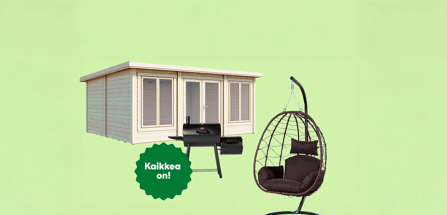 Kaikkea on pihaan ja puutarhaan!