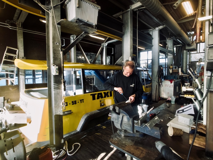 watertaxi - foto werkplaats wil