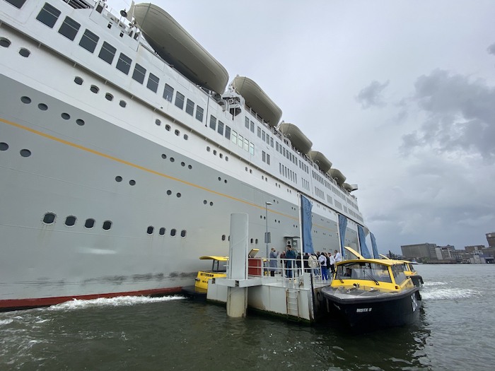 Watertaxi - mei 2021 - delegatie Malta Songfestival SS Rdam