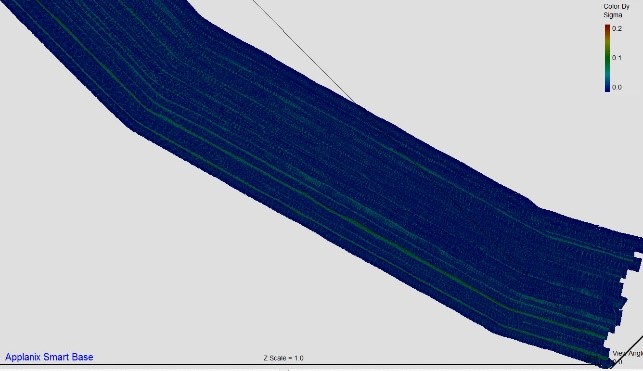 Post-Processing SBET solution with Applanix Smart Base.