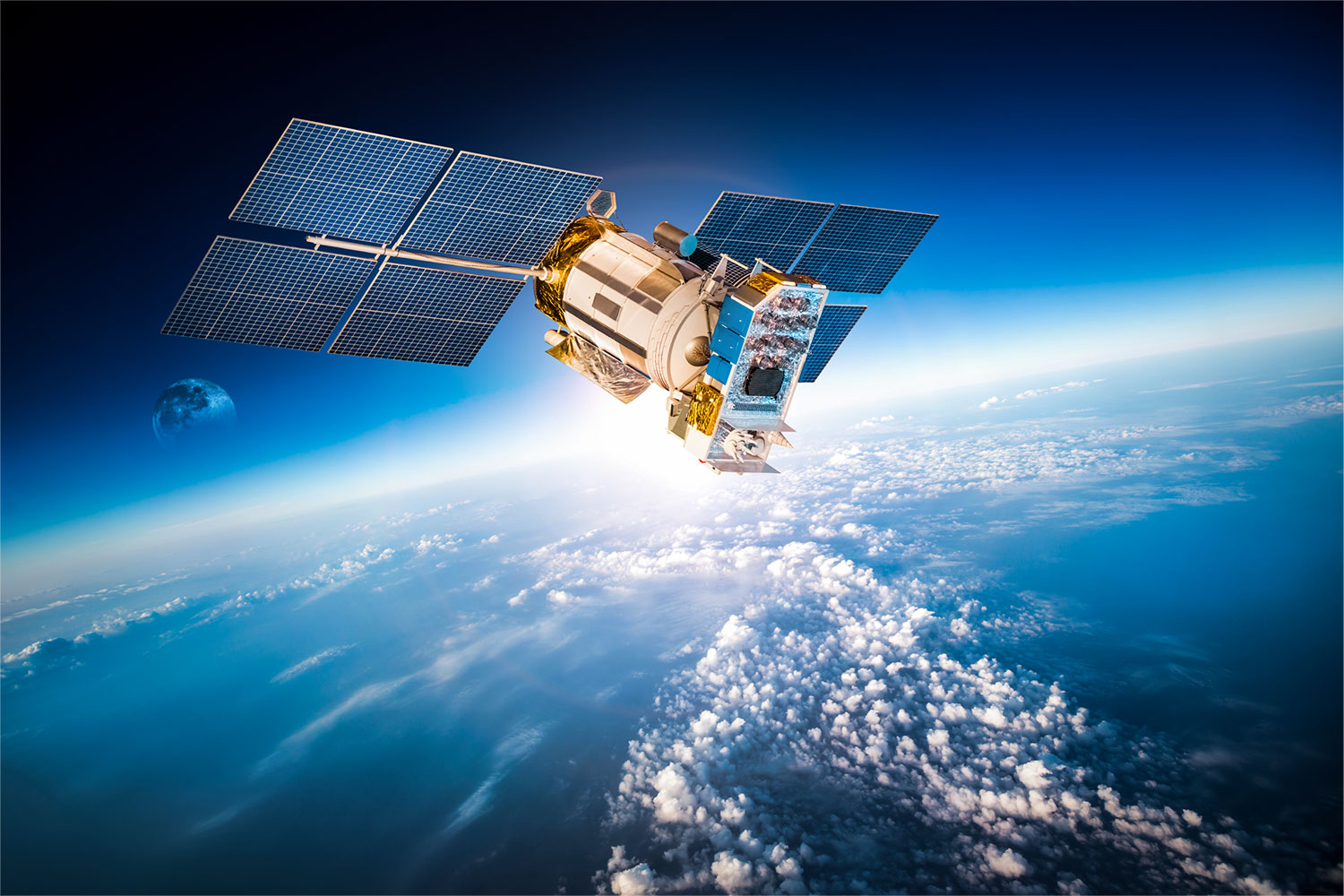 satellite in space