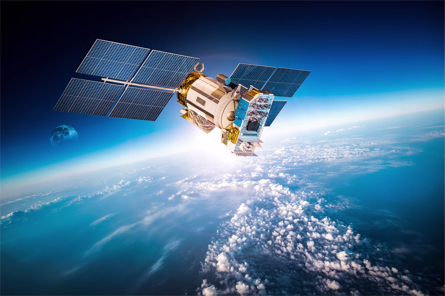 satellite in space