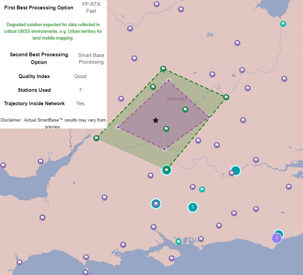 gnss augmentation planner display