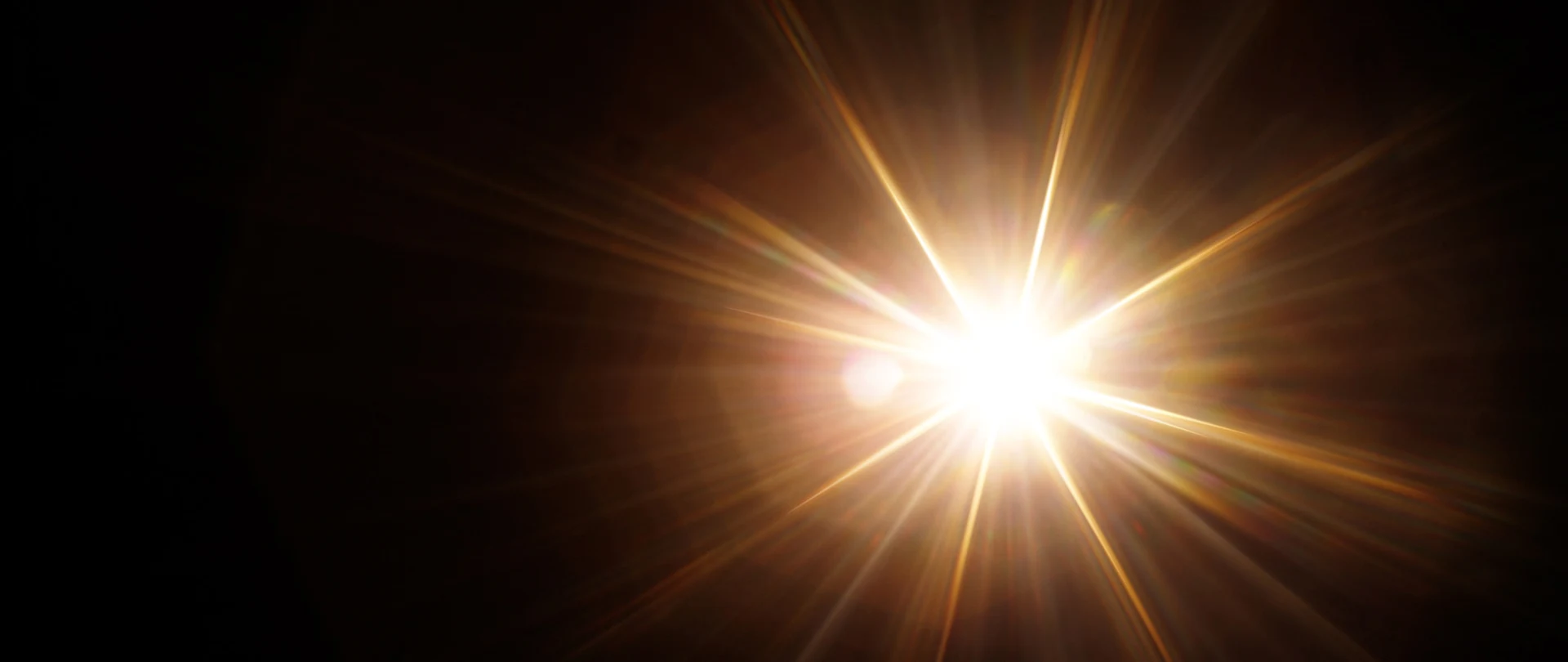 Solar flare viewed from space