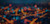 mapping pins on a city scape