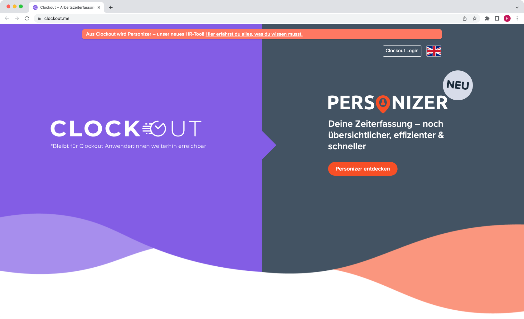 Clockout Zeiterfassung