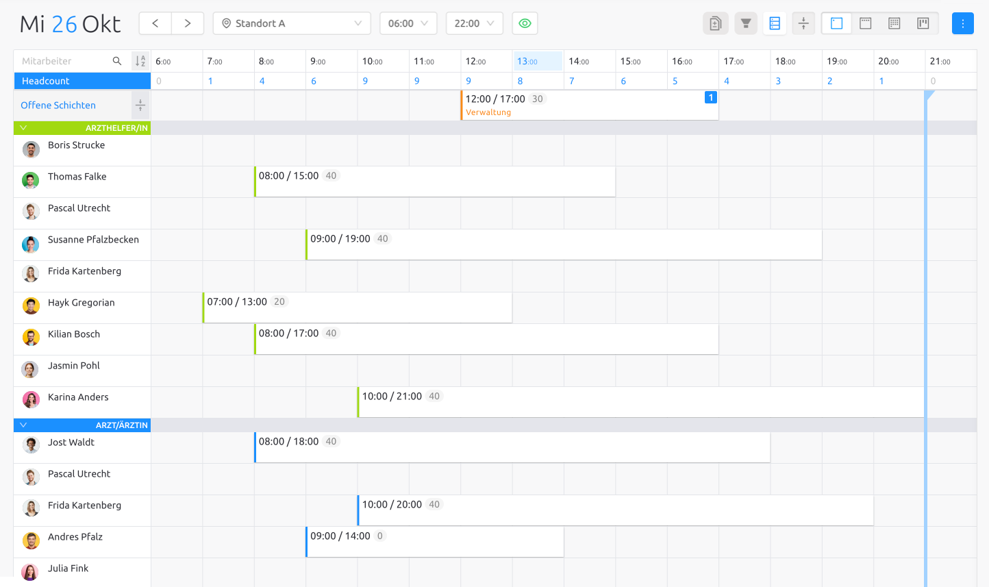 Aplano - Timeline Zeiterfassung