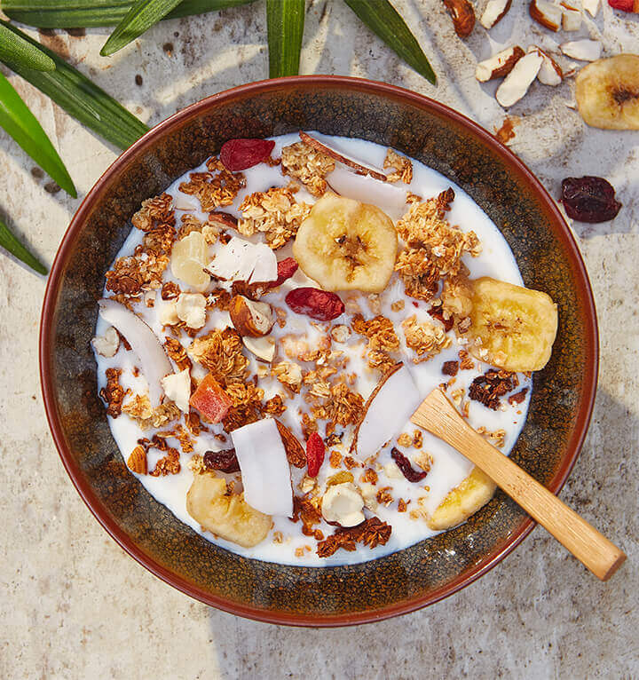 recette LACTEL MUESLI NOIX-ONCTUEUX