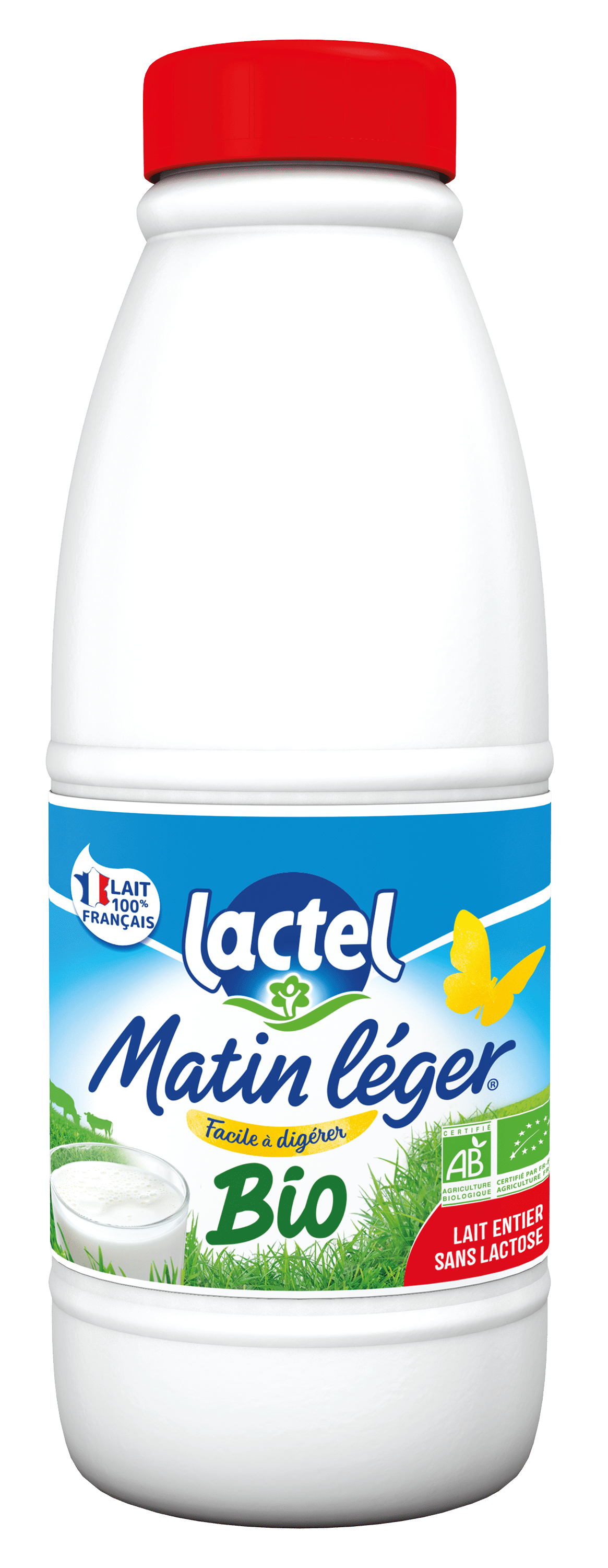 Matin-Leger-Bio Bouteille-1L Entier