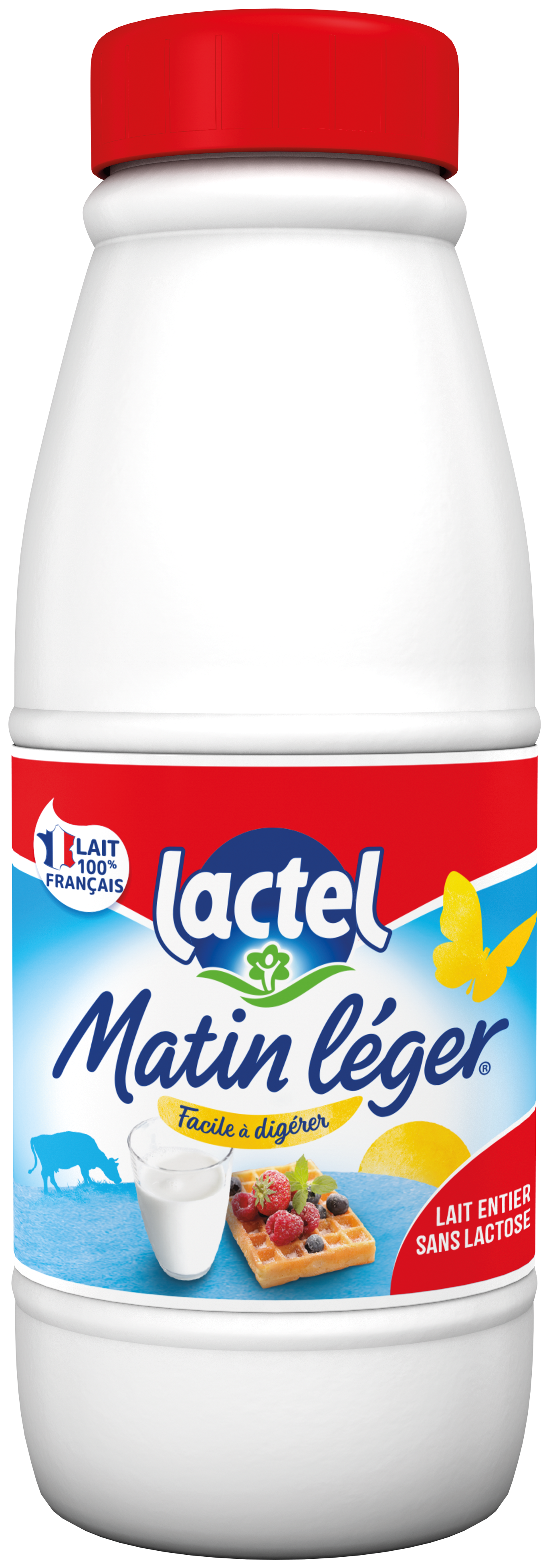 LACTEL-Matin-Leger Bouteille-50cl Entier