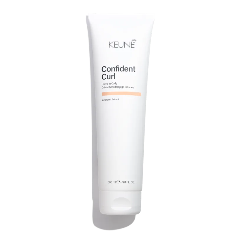 Care Confident Curl Leave-in Curly, the Keune product we pair with a curly cut