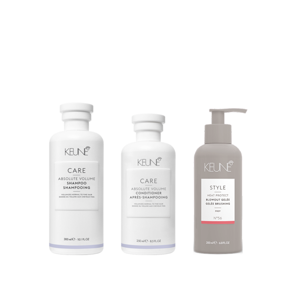 Keune Volume bundel: een volumeboost met Absolute Volume en Blow-out Gelée