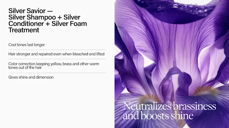Keune Silver Savior Shampoo + Conditioner ürün görseli 3