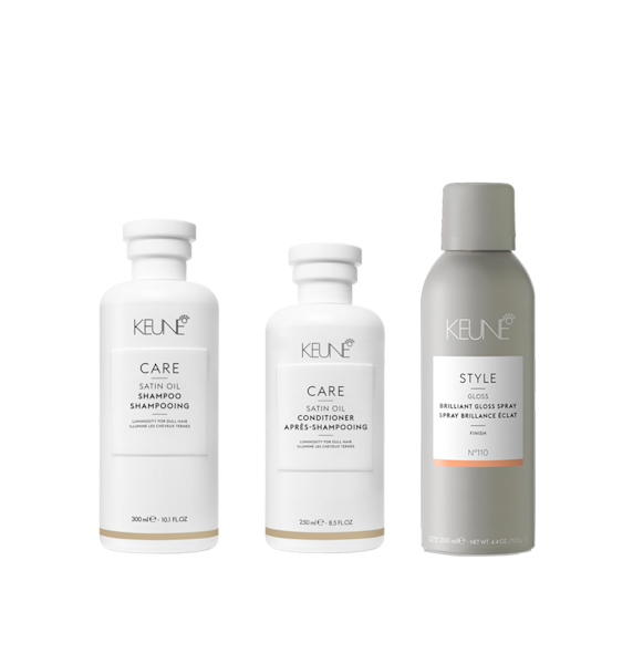Keune Shine bundel | Glanzend en soepel haar met premium hair care