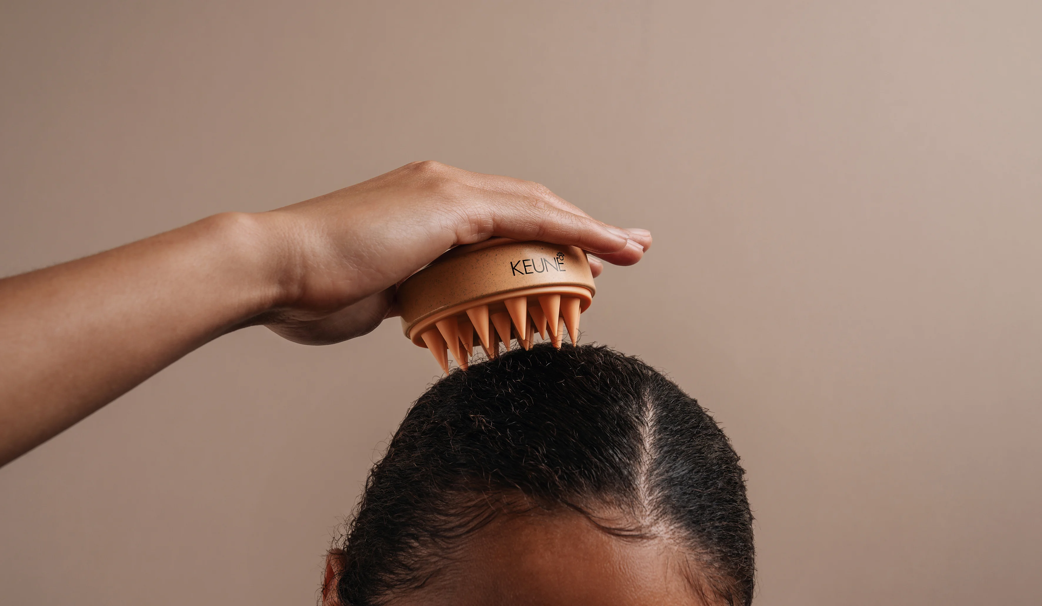 Image of scalp brush routine