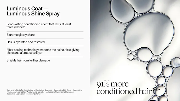 Keune Luminous Coat Shine Spray ürün görseli 3