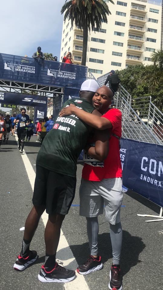 LA Marathon with Bertrand and Bernardo