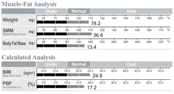 BMI Inbody Chart