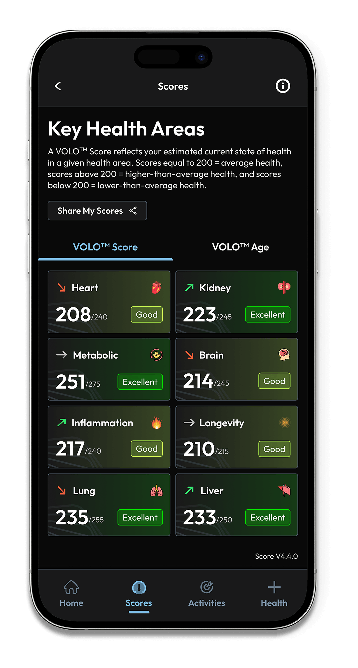 VOLO™ SCORES