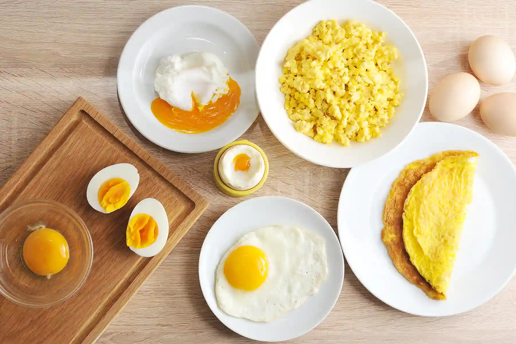 Different ways to cook eggs