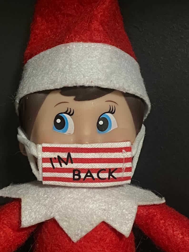 People Are Now Selling Elf on the Shelf Face Masks, Because 2020