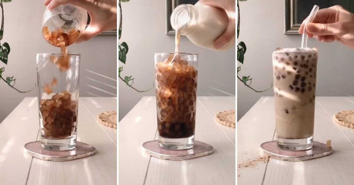 The viral TikTok iced coffee glasses are on  for less than $5