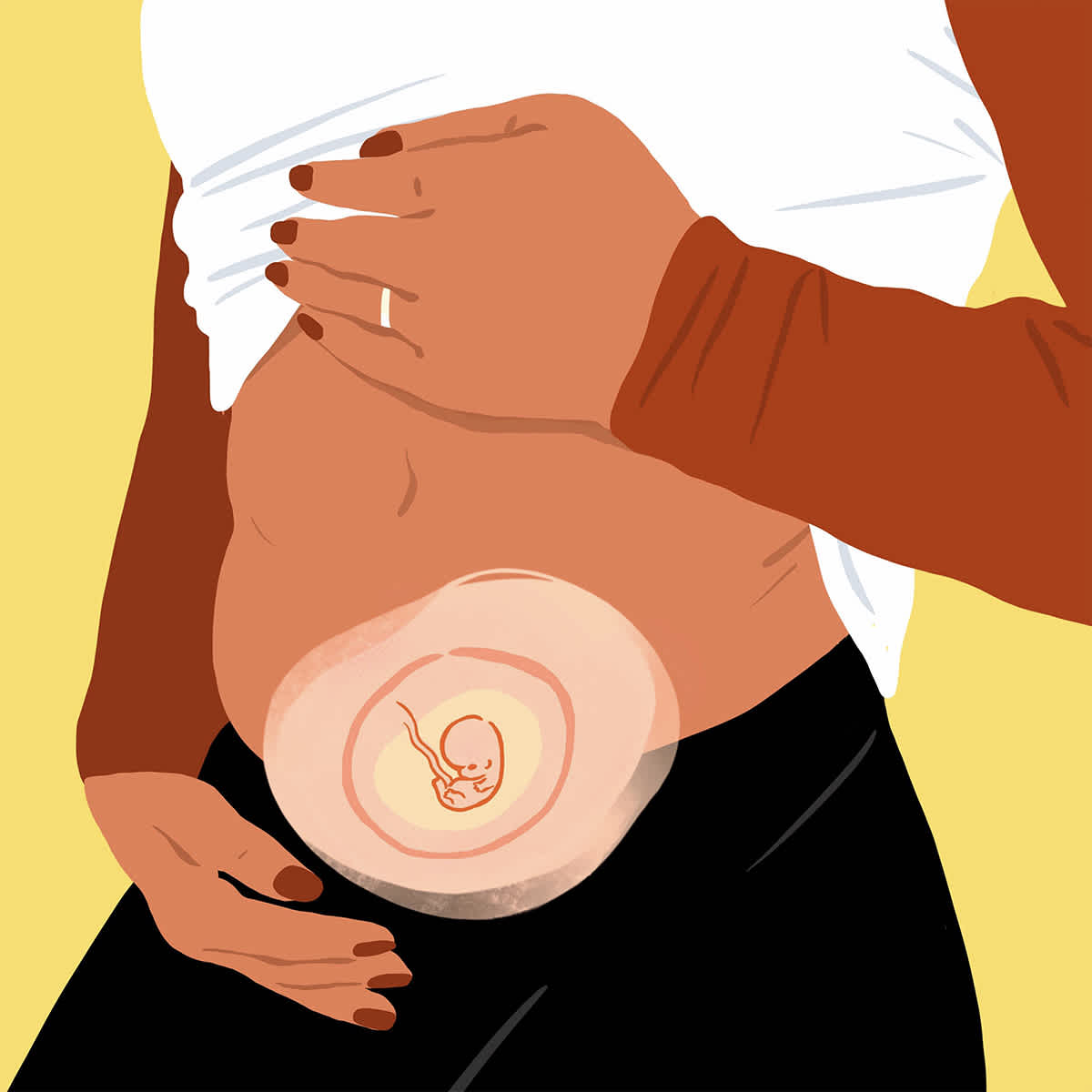 pregnant uterus 8 weeks