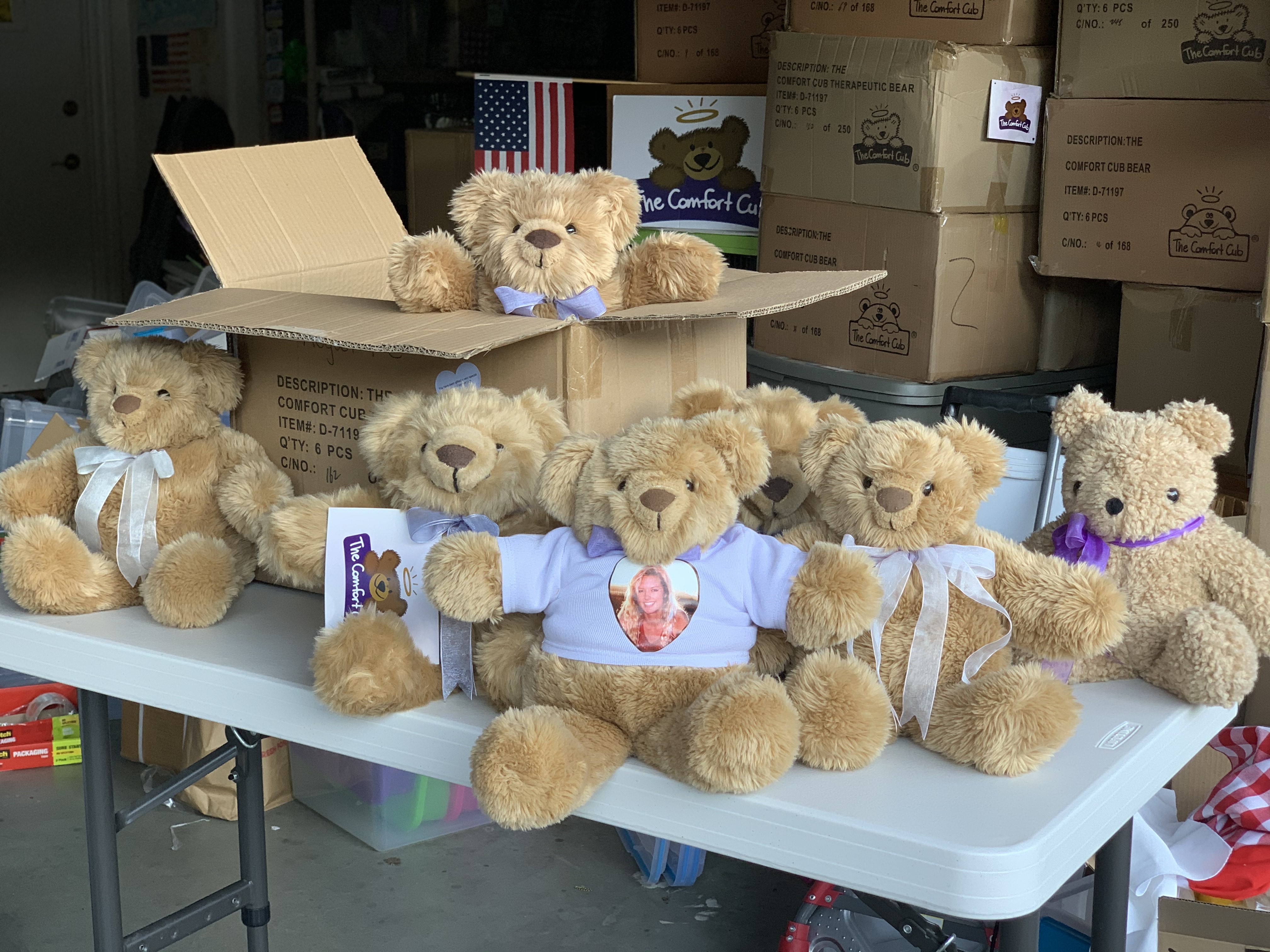 Weighted teddy bear sales infant loss