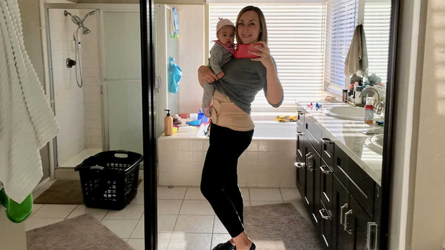 I tried belly binding after giving birth. The popular wrapping