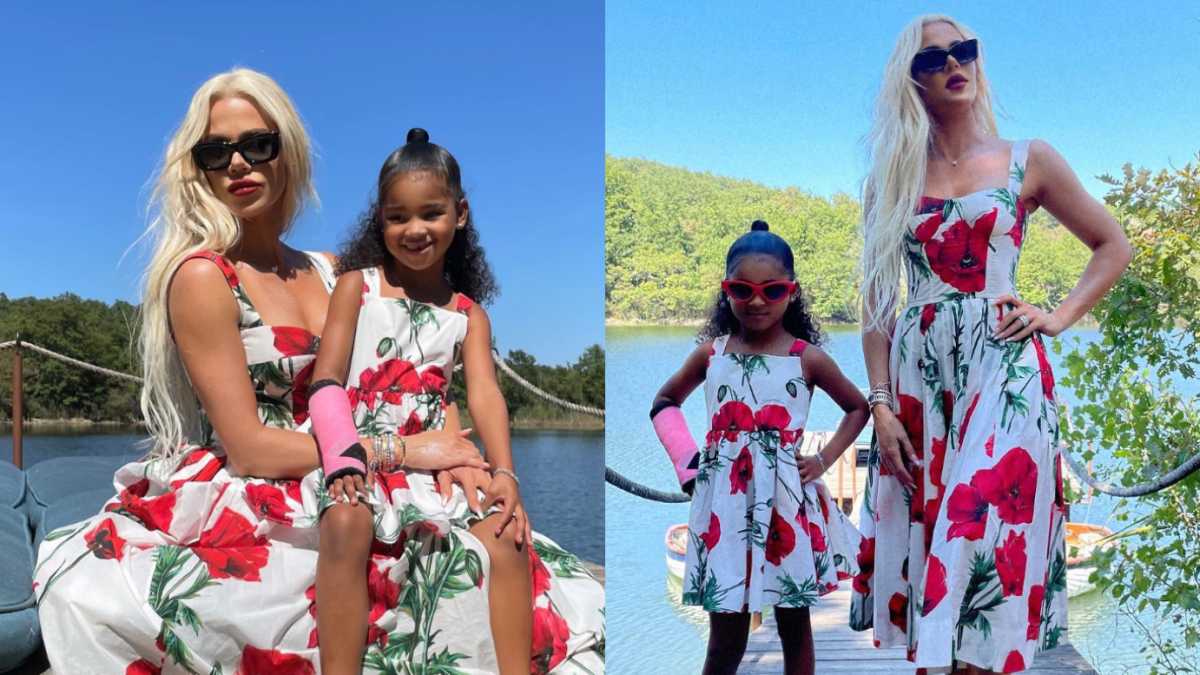 Khloé Kardashian and Her Daughter, True, Have an Adorable Twinning Fashion  Moment