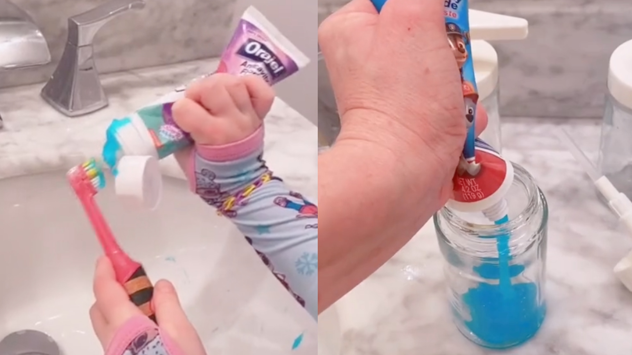 Mom Shares Simple Toothpaste Hack That Keeps Her Bathroom Sink Mess