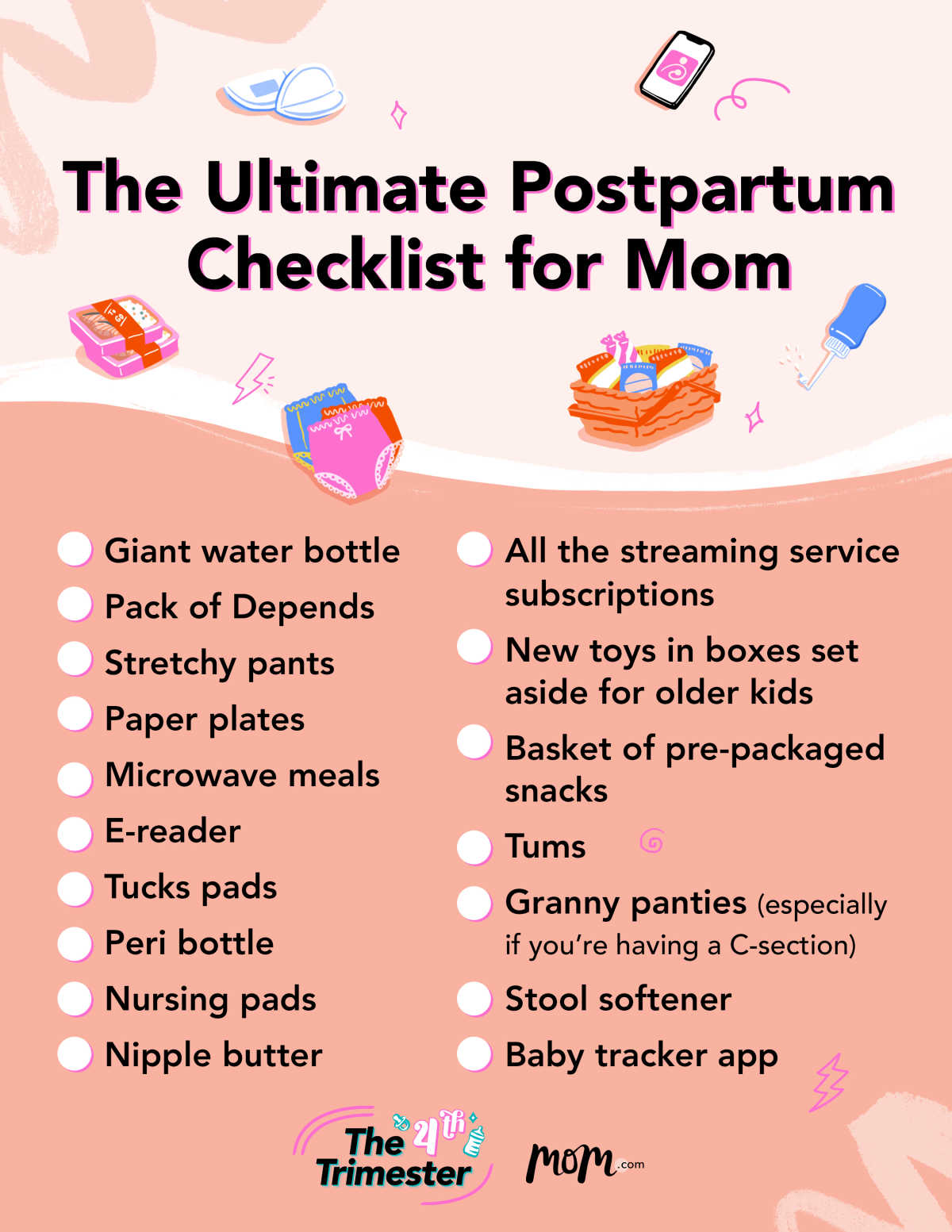 Postpartum Essentials for Mom and Baby - Baby Chick
