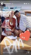 Sterling Skye Snuggles Up to Dad Patrick Mahomes in Sweet Family Photo