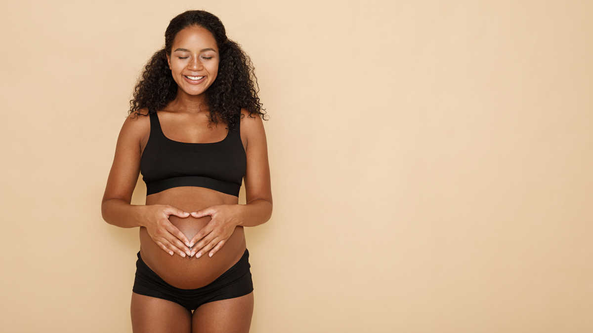 NwT Women's Motherhood Maternity Destination Black Pants Size Large Stretch