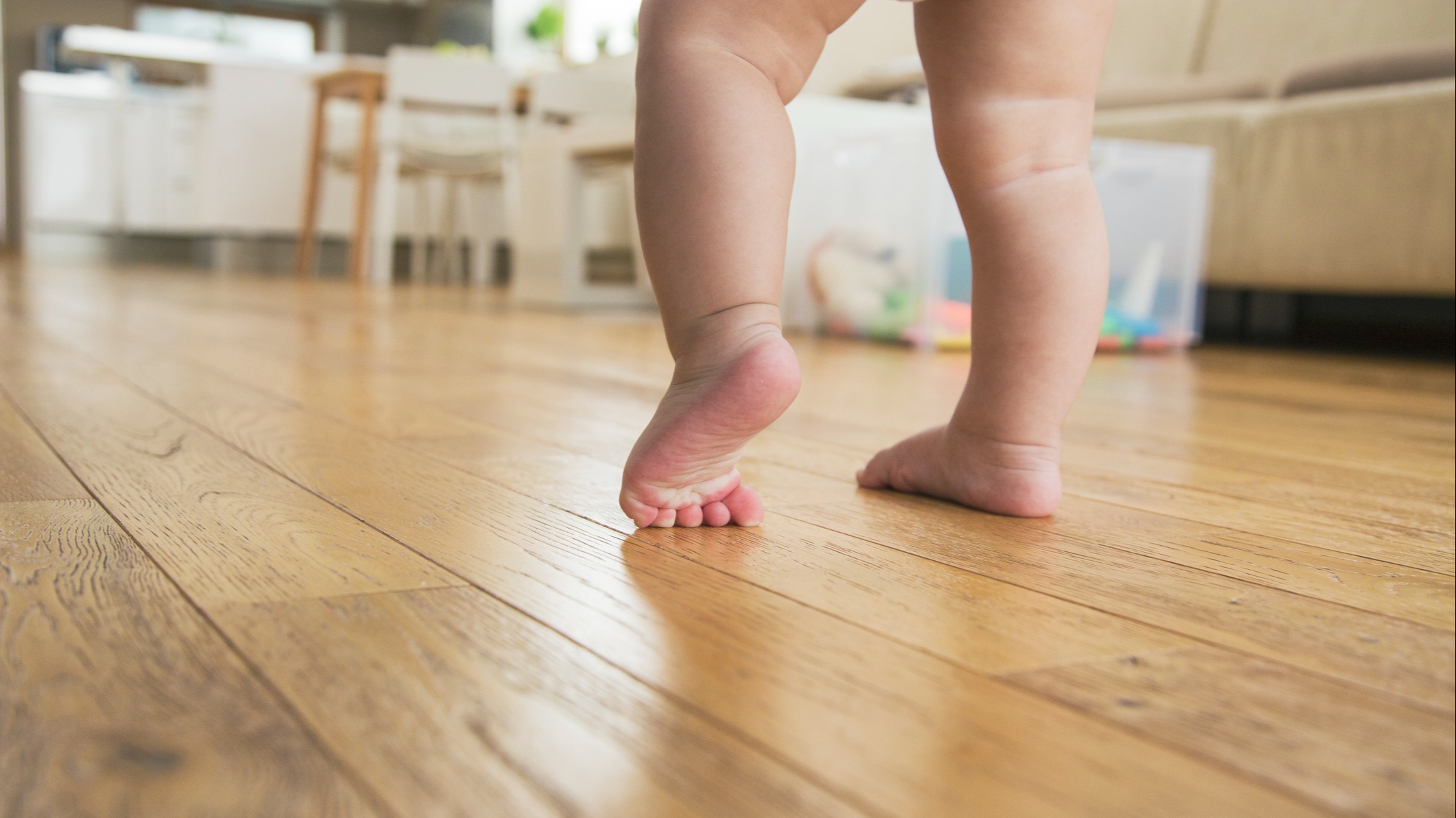 Toddler With an Obvious Knack for Jokes Mimics His Mom's 'Waddle' at 36
