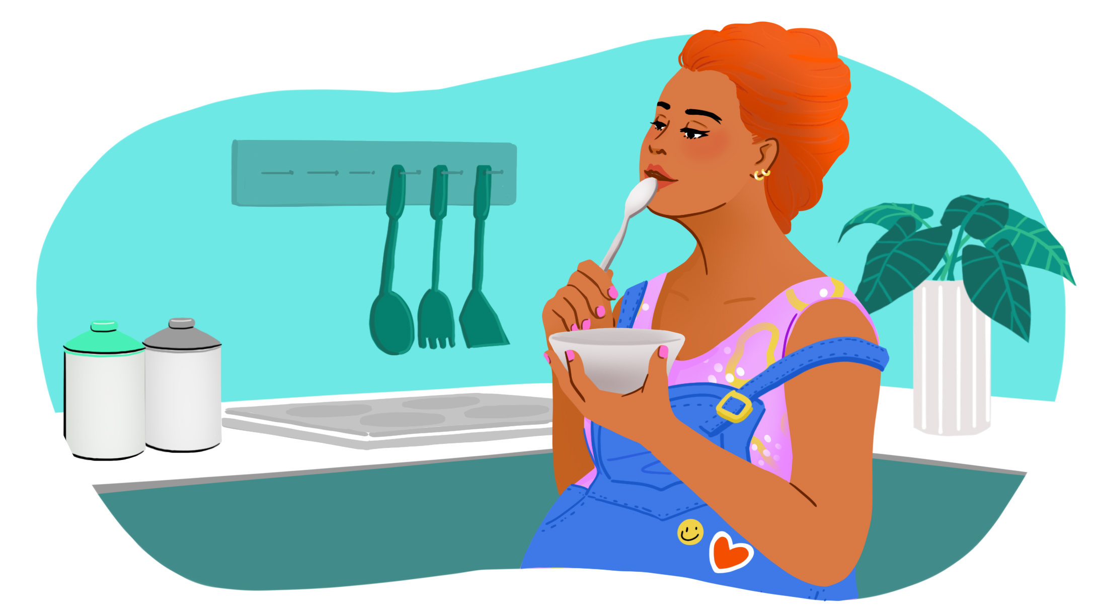pregnant-woman-eating
