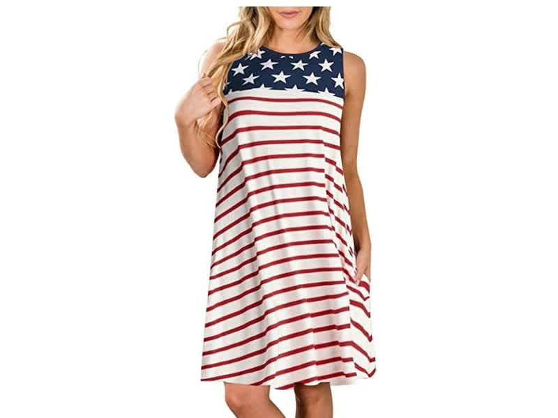 This T-Shirt Dress That's Under $20 Is Perfect for the 4th of July ...