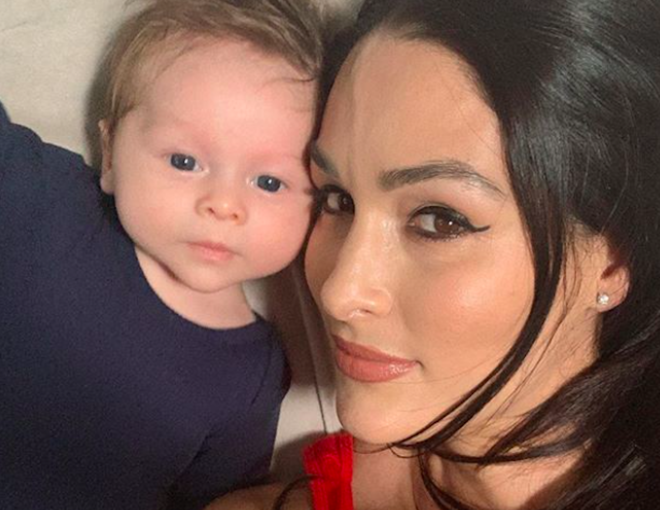 This Video of Nikki Bella's Son Imitating His Mom on the Computer Is