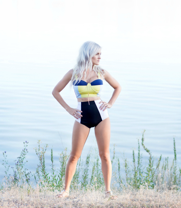 woman-poses-in-swimsuit-near-lake