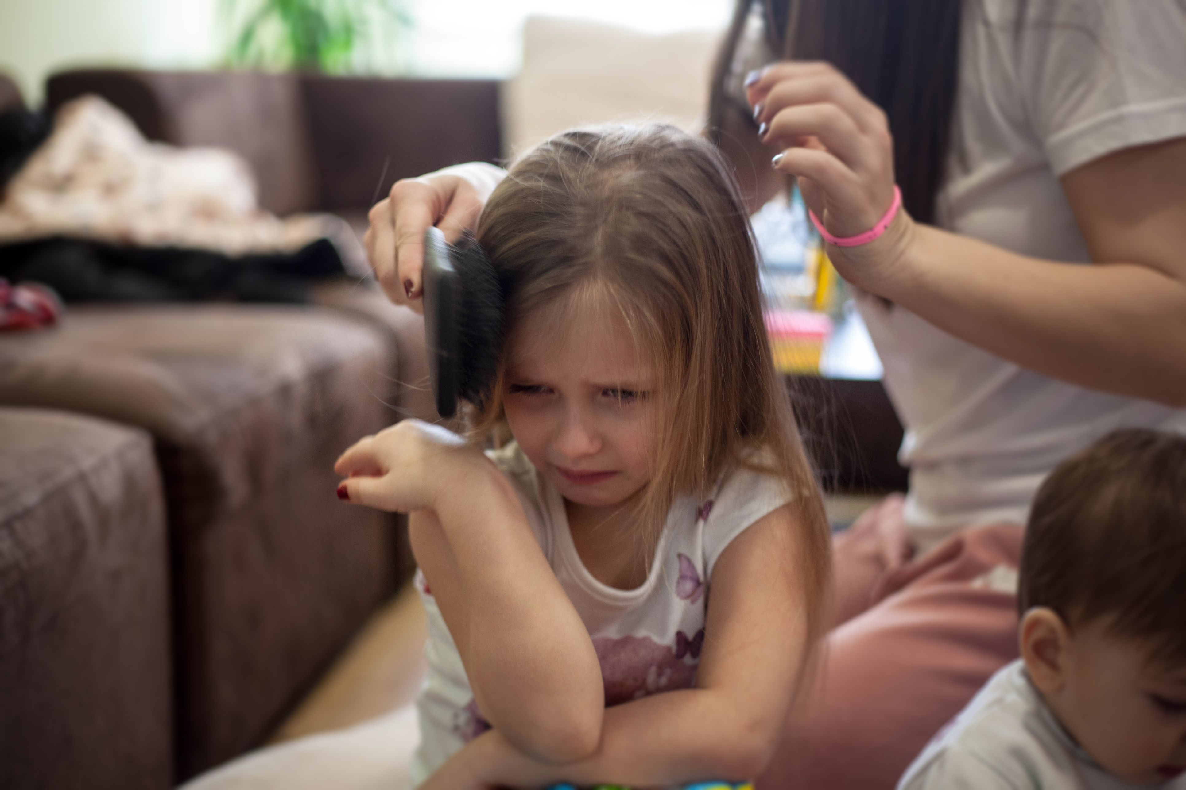 Brushing My Daughters' Hair Was Seriously the Worst — Until We Landed