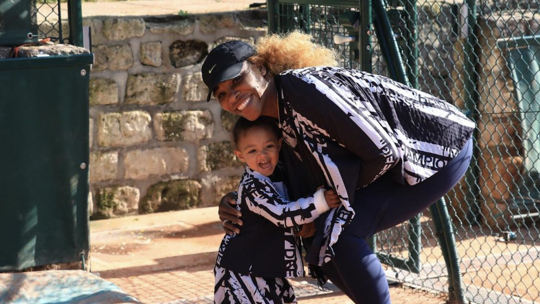 Serena Williams' daughter Olympia is twinning with mom at her 1st