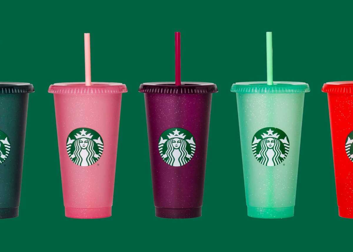  Starbucks Reusable Color Changing 6 Hot Cups - Limited