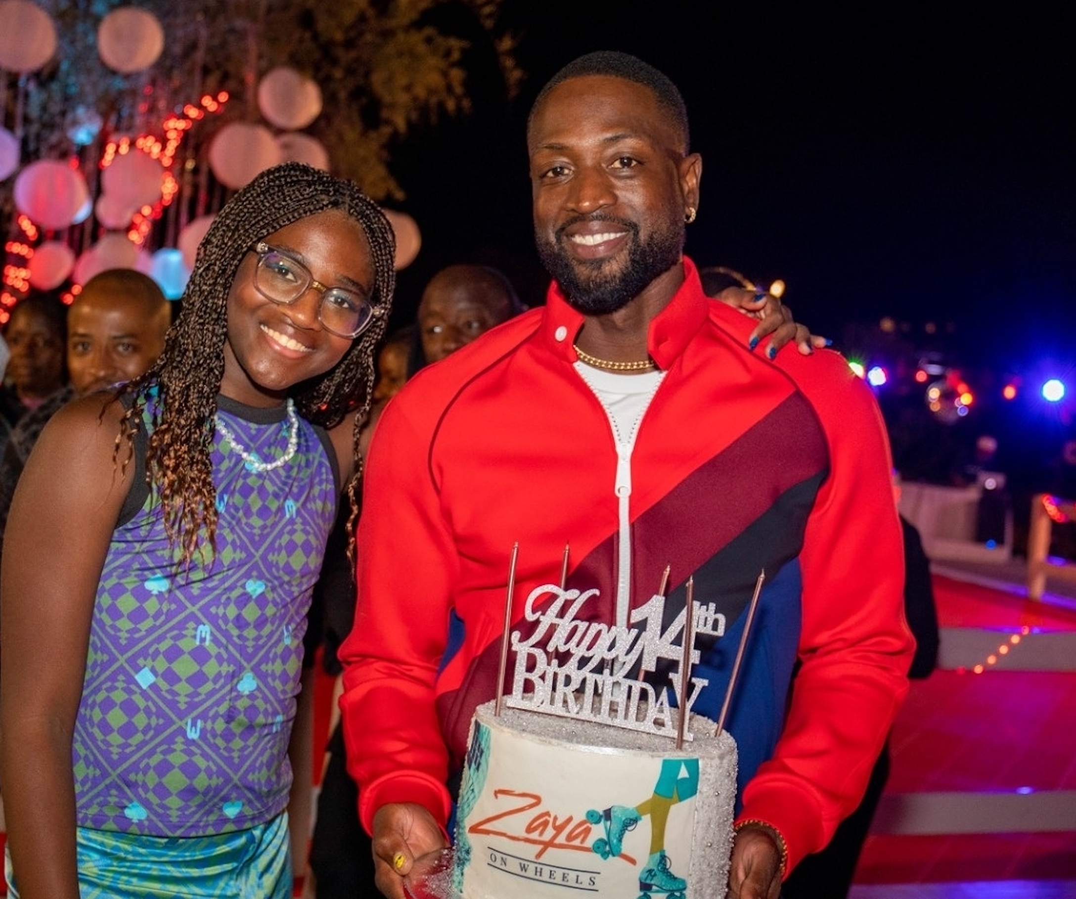 Gabrielle Union Dwyane Wade Throw Daughter Zaya An Epic Skate Party For Her Birthday Mom Com