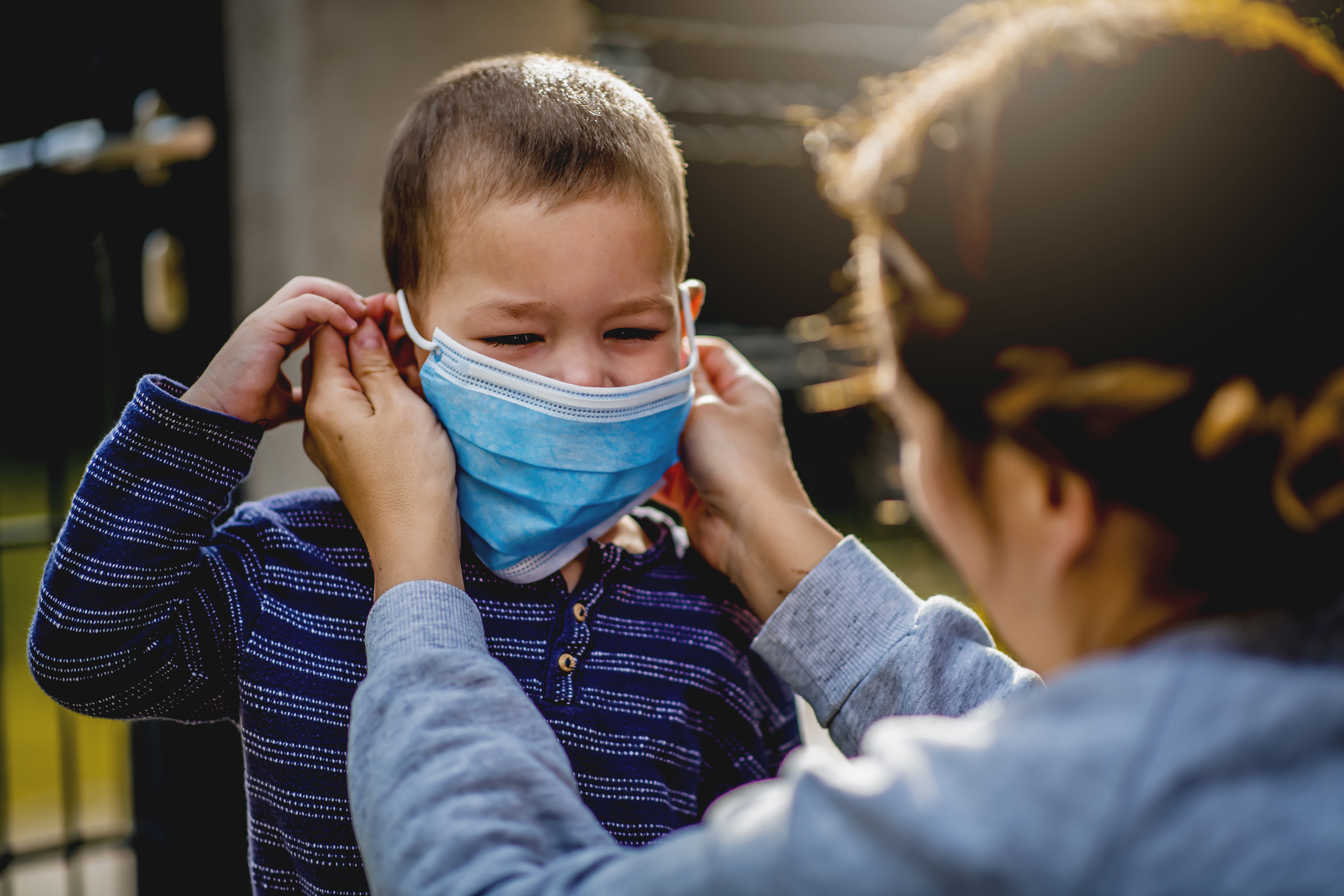Please Don't Get Mad at Me if My Kid Can't Keep His Mask on in Public