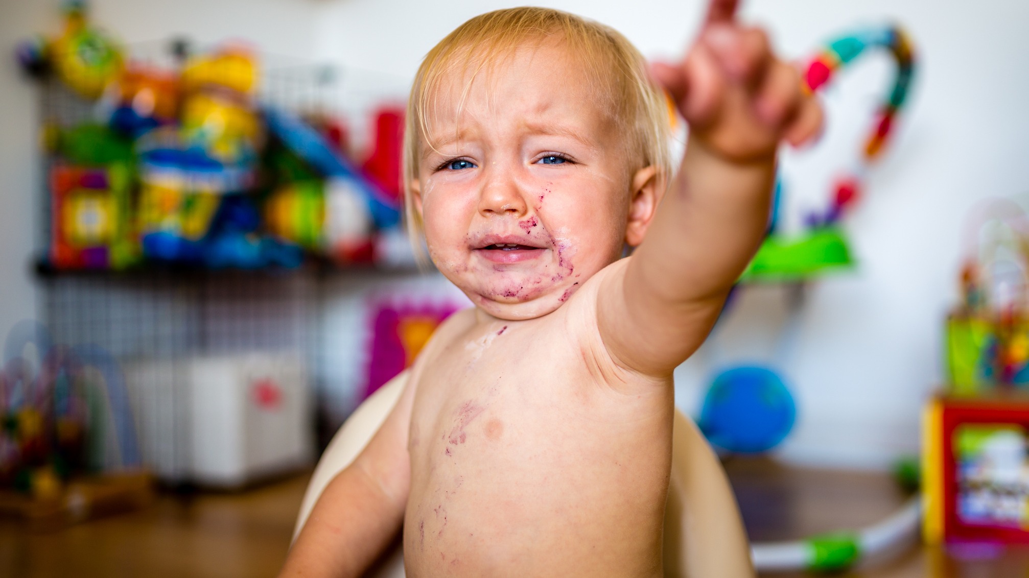 Baby waking up deals grumpy from naps