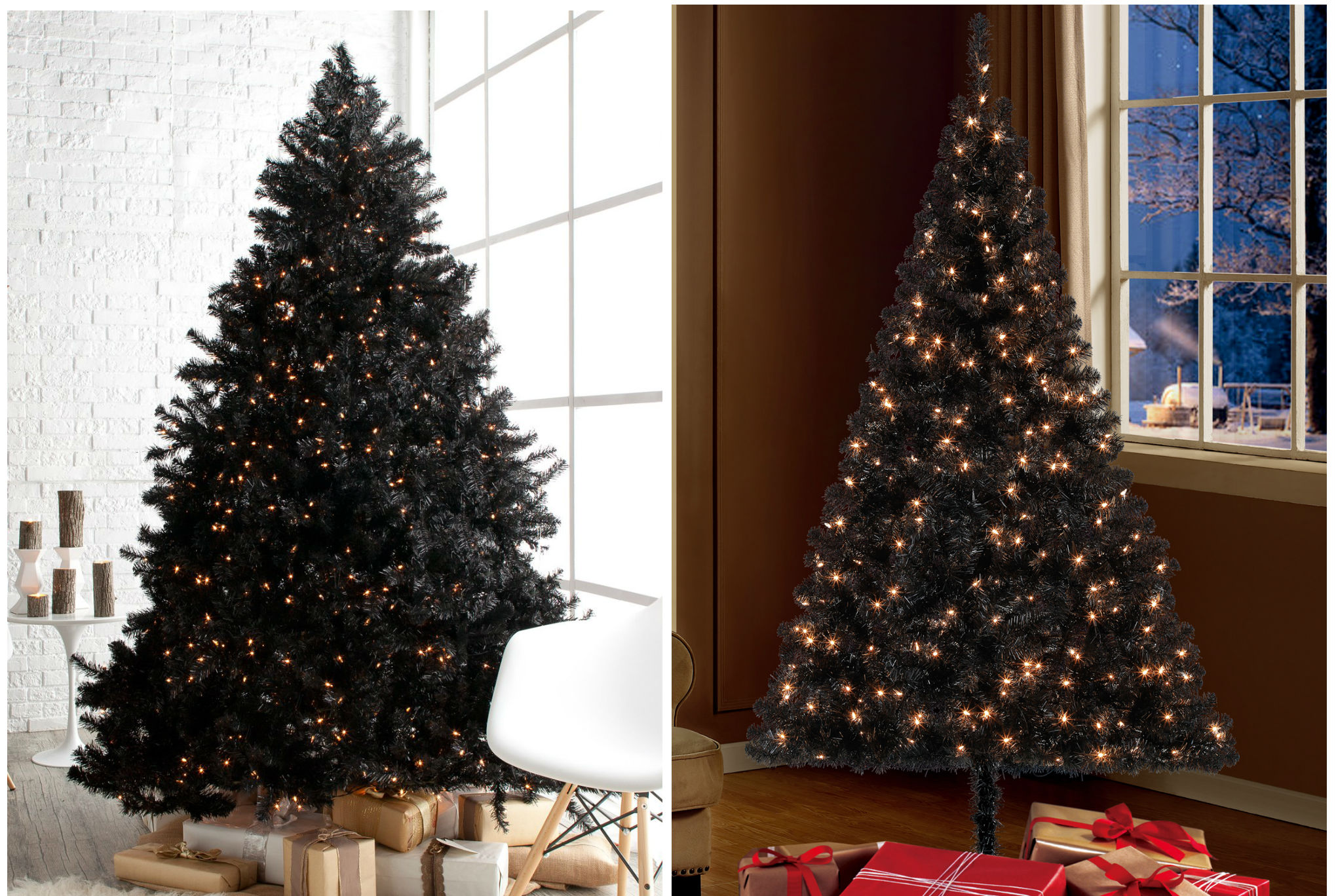 Walmart Black Christmas Tree 