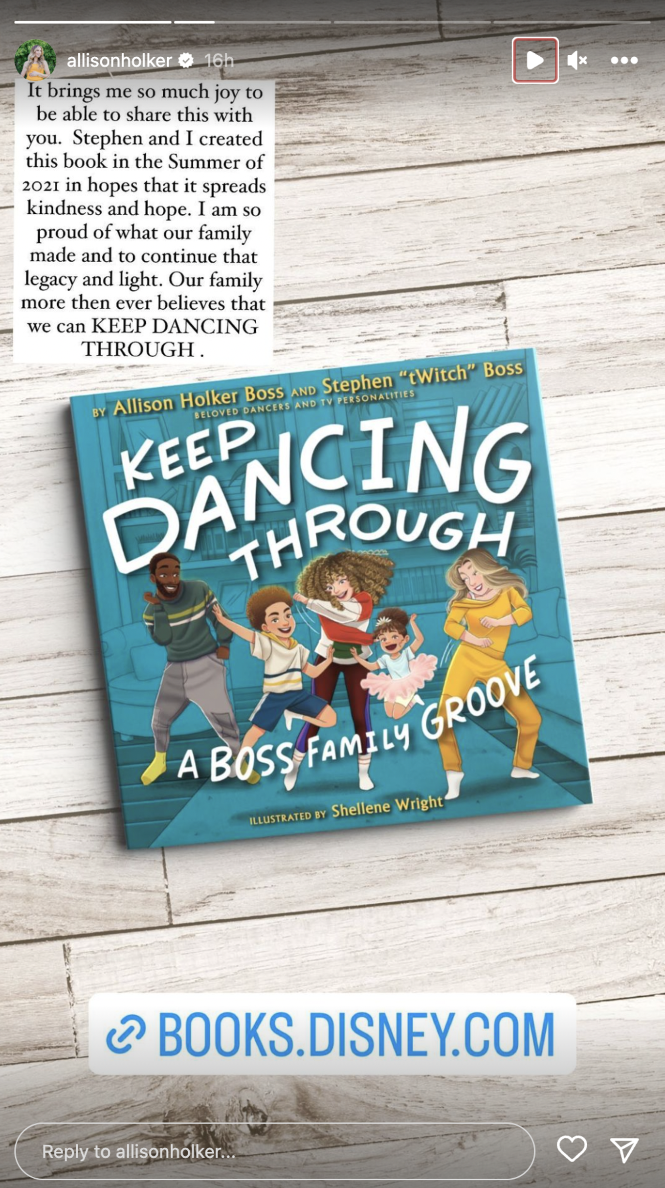 Allison Holker Announces New Children's Book Written With Her Late