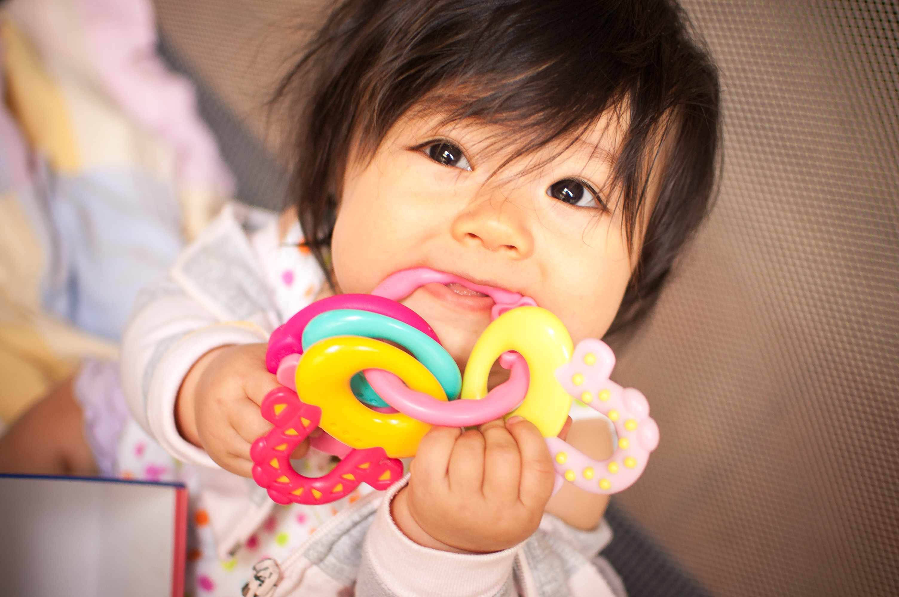 washcloth in freezer for teething