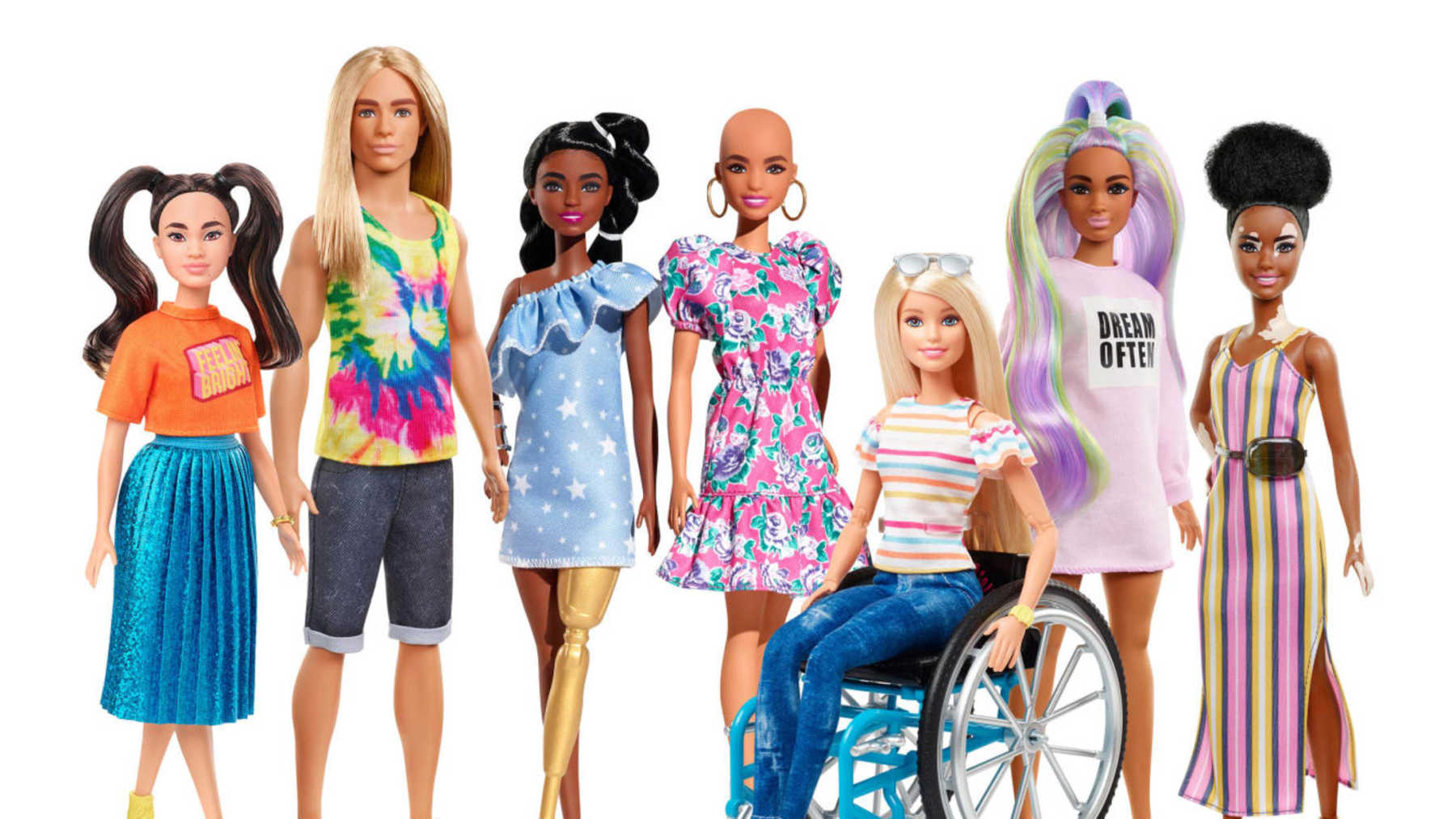 Mattel Introduces New 'Diverse' Barbies With No Hair & Vitiligo | Mom.com