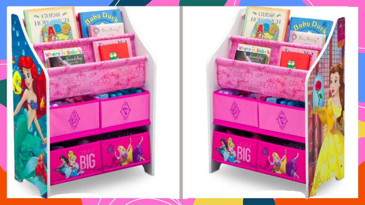Get A Belle In Training This Adorable Bookshelf Toy Organizer